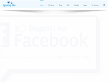 Tablet Screenshot of iguanablu.com